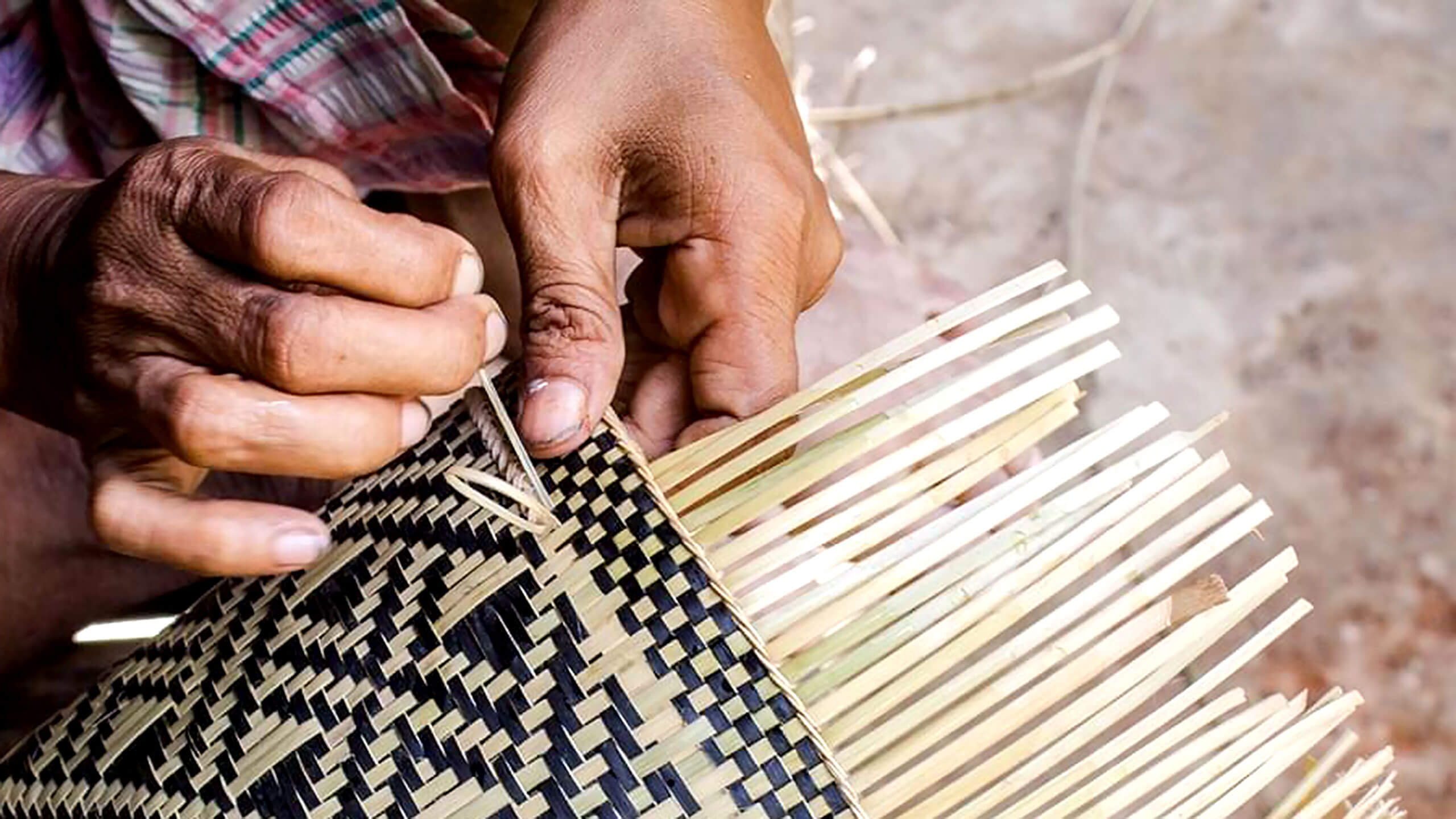 hands making