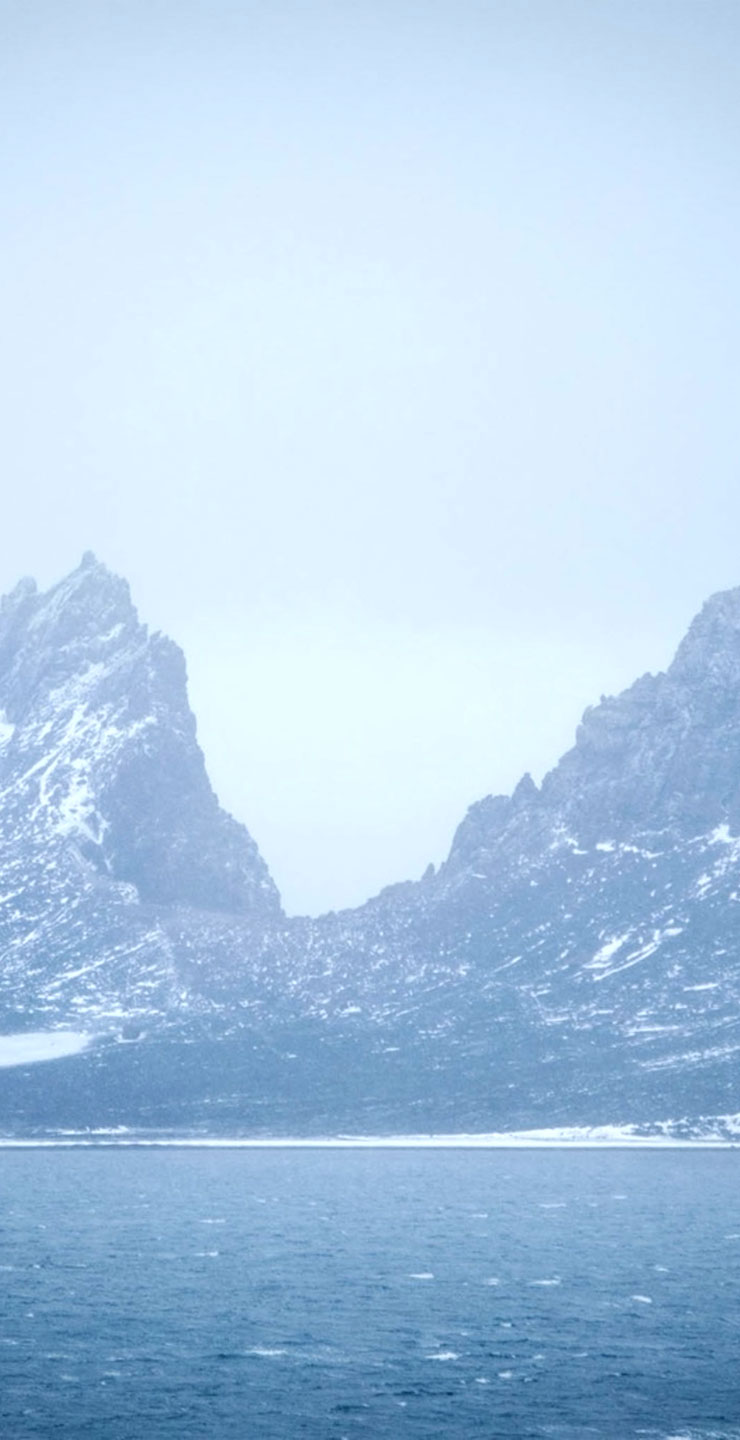 snowy mountain