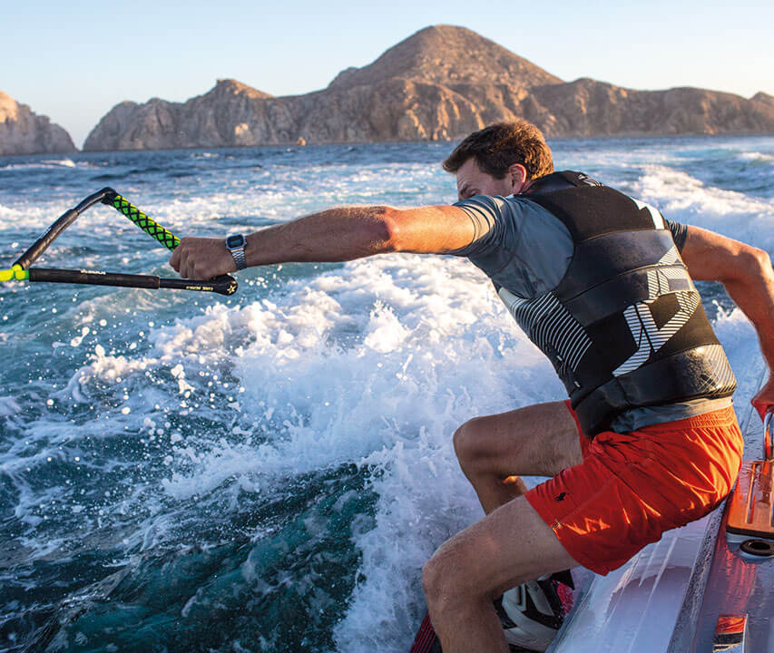 man water skiing